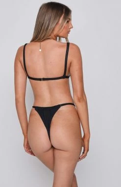 BB Exclusive Field Day Festival Bikini Bottoms Black Swimwear 10 BB Exclusive Field Day Festival Bikini Bottoms Black Swimwear