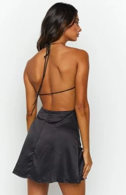 Beginning Boutique Dresses Fierra Black Mini Dress