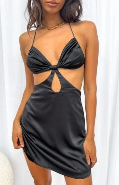 Beginning Boutique Dresses Fierra Black Mini Dress