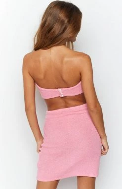 BB Exclusive Dresses Fiona Pink Strapless Mini Dress 27 BB Exclusive Dresses Fiona Pink Strapless Mini Dress