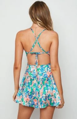 BB Exclusive Fireworks Mini Dress Floral Dresses