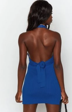 BB Exclusive Flamingo Dress Cobalt Blue Dresses