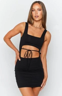 BB Exclusive Dresses Fleetwood Mini Dress Black