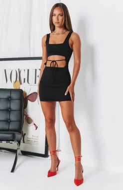 BB Exclusive Dresses Fleetwood Mini Dress Black