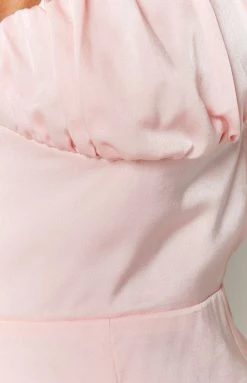 BB Exclusive Fleurette Pink Mini Dress