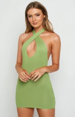BB Exclusive Flirtini Halter Dress Green 9 BB Exclusive Flirtini Halter Dress Green