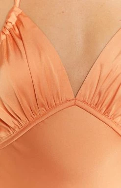 BB Exclusive Florence Orange Mini Dress New 12 BB Exclusive Florence Orange Mini Dress New