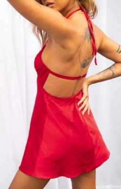BB Exclusive Florence Red Mini Dress