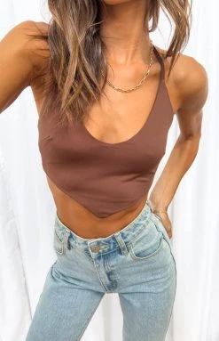 BB Exclusive For The Love Festival Top Brown Tops 17 BB Exclusive For The Love Festival Top Brown Tops