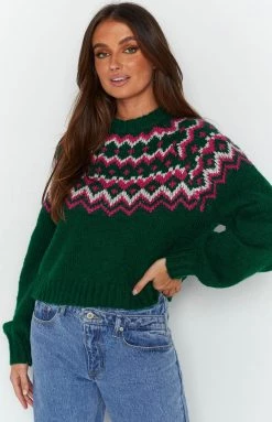 Beginning Boutique Forever And Always Multi Printed Sweater Outerwear