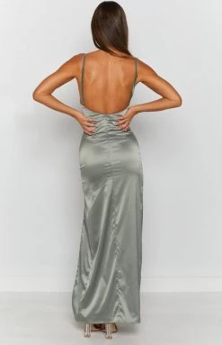 Beginning Boutique Freesia Formal Dress Khaki Dresses