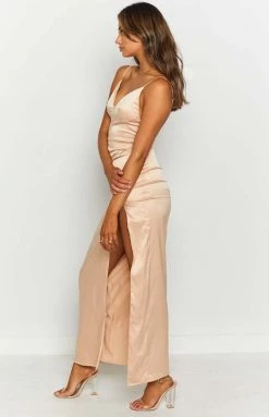 Beginning Boutique Freesia Formal Dress Champagne
