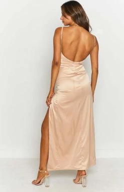 Beginning Boutique Freesia Formal Dress Champagne