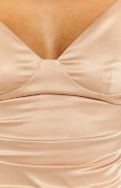 Beginning Boutique Freesia Formal Dress Champagne