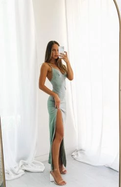 Beginning Boutique Freesia Formal Dress Khaki Dresses