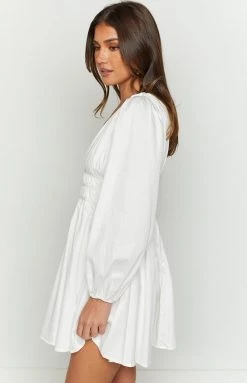 Beginning Boutique Freya White Mini Dress