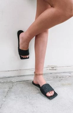 Tony Bianco Giselle Flats Black Sheep Nappa