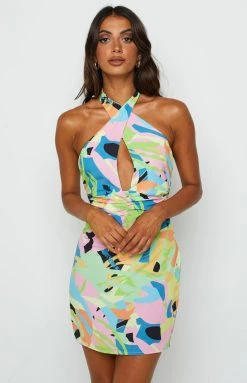 BB Exclusive Gabriella Multi Mini Dress