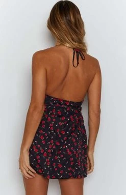 BB Exclusive Dresses Gaia Wrap Dress Black Floral 12 BB Exclusive Dresses Gaia Wrap Dress Black Floral