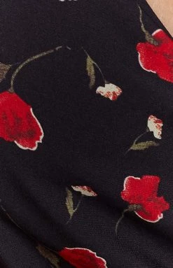 BB Exclusive Dresses Gaia Wrap Dress Black Floral 14 BB Exclusive Dresses Gaia Wrap Dress Black Floral