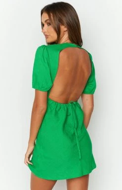 Beginning Boutique Gel Green Mini Dress Dresses