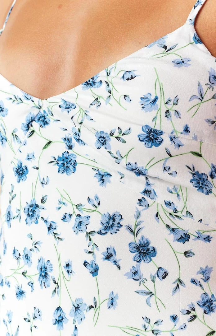 BB Exclusive Gemma Midi Dress Blue Floral Dresses 6 BB Exclusive Gemma Midi Dress Blue Floral Dresses