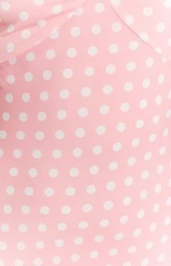 BB Exclusive Gemma Midi Dress Polka Dot Pink 14 BB Exclusive Gemma Midi Dress Polka Dot Pink