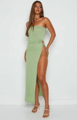 Emma Rose X Beginning Boutique Dresses Girls' Night Out Green Midi Dress 22 Emma Rose X Beginning Boutique Dresses Girls' Night Out Green Midi Dress