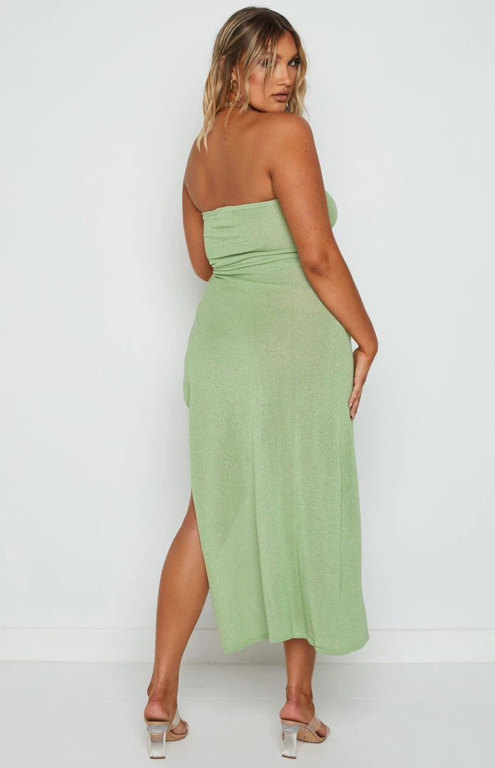 Emma Rose X Beginning Boutique Dresses Girls' Night Out Green Midi Dress 10 Emma Rose X Beginning Boutique Dresses Girls' Night Out Green Midi Dress