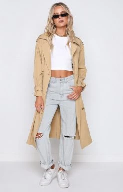 Beginning Boutique Outerwear Giselle Beige Trench Coat 14 Beginning Boutique Outerwear Giselle Beige Trench Coat