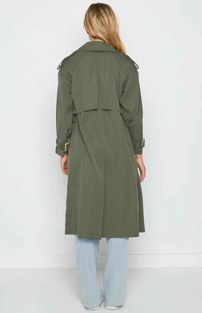 Beginning Boutique Outerwear Giselle Khaki Trench Coat 5 Beginning Boutique Outerwear Giselle Khaki Trench Coat
