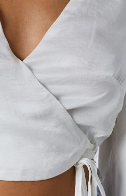 Beginning Boutique Glenda White Long Sleeve Top Tops