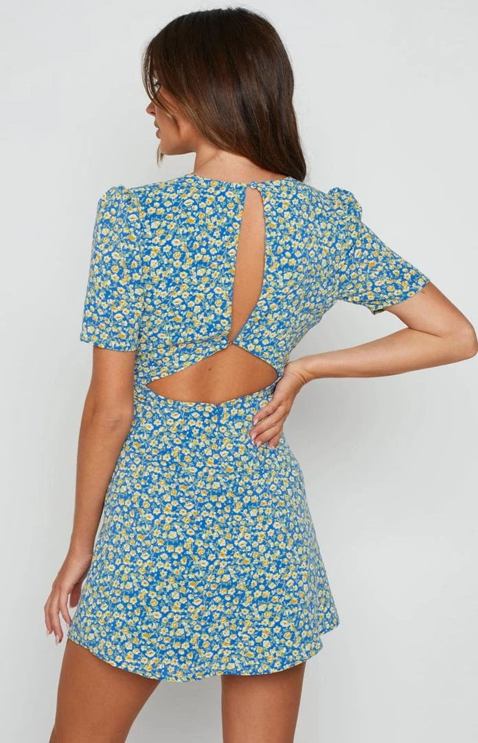 BB Exclusive Glow Girl Dress Blue Floral Dresses 6 BB Exclusive Glow Girl Dress Blue Floral Dresses