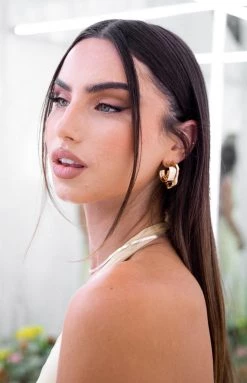 Eclat Accessories Gold Hoops 2pk