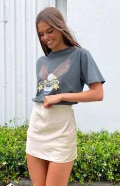 BB Exclusive Gracie Mini Skirt Cream