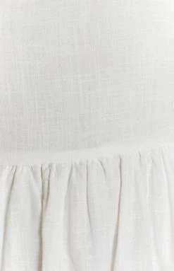 Beginning Boutique Gracious Midi Dress White