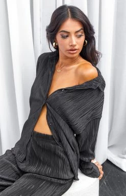 Beginning Boutique Tops Gyza Black Shirt 13 Beginning Boutique Tops Gyza Black Shirt