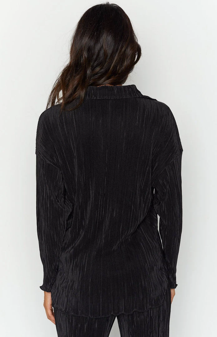 Beginning Boutique Tops Gyza Black Shirt 4 Beginning Boutique Tops Gyza Black Shirt