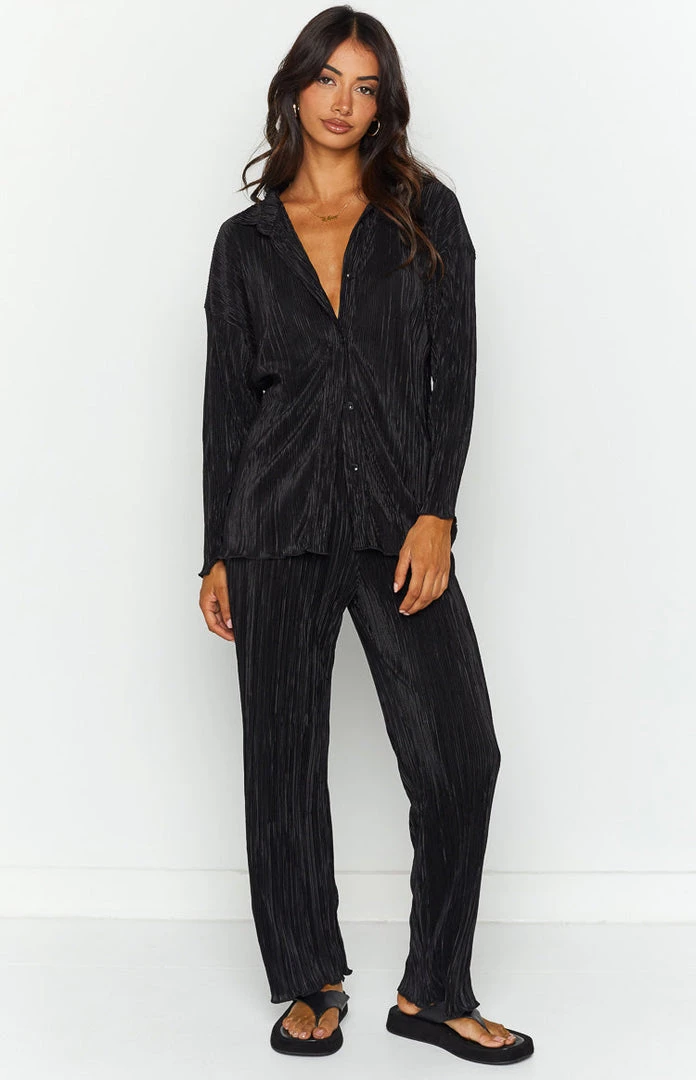 Beginning Boutique Tops Gyza Black Shirt 5 Beginning Boutique Tops Gyza Black Shirt