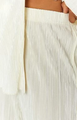 Beginning Boutique Bottoms Gyza Cream Pants