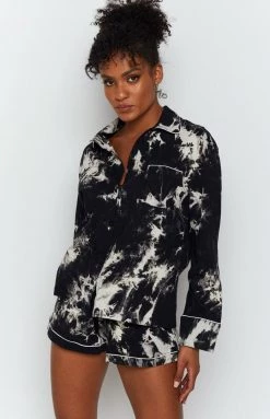 BB Exclusive Howler Long Sleeve PJ Shirt Tie Dye