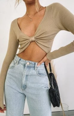 BB Exclusive Outerwear Haris Bow Sweater Nude