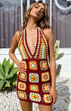 BB Exclusive Harmon Crochet Dress Multi