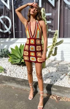 BB Exclusive Harmon Crochet Dress Multi