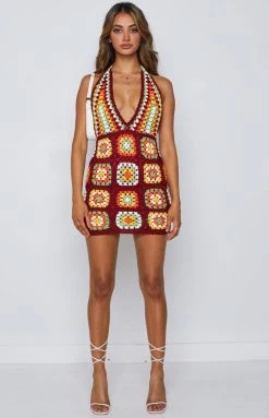 BB Exclusive Harmon Crochet Dress Multi