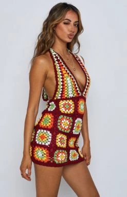 BB Exclusive Harmon Crochet Dress Multi