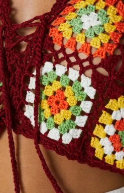 BB Exclusive Harmon Crochet Top Multi Tops