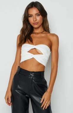 BB Exclusive Tops Havannah White Bandeau Top 11 BB Exclusive Tops Havannah White Bandeau Top