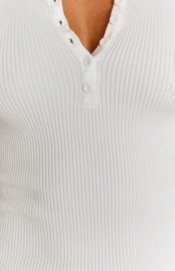 BB Exclusive Dresses Hazel Collared Mini Dress White