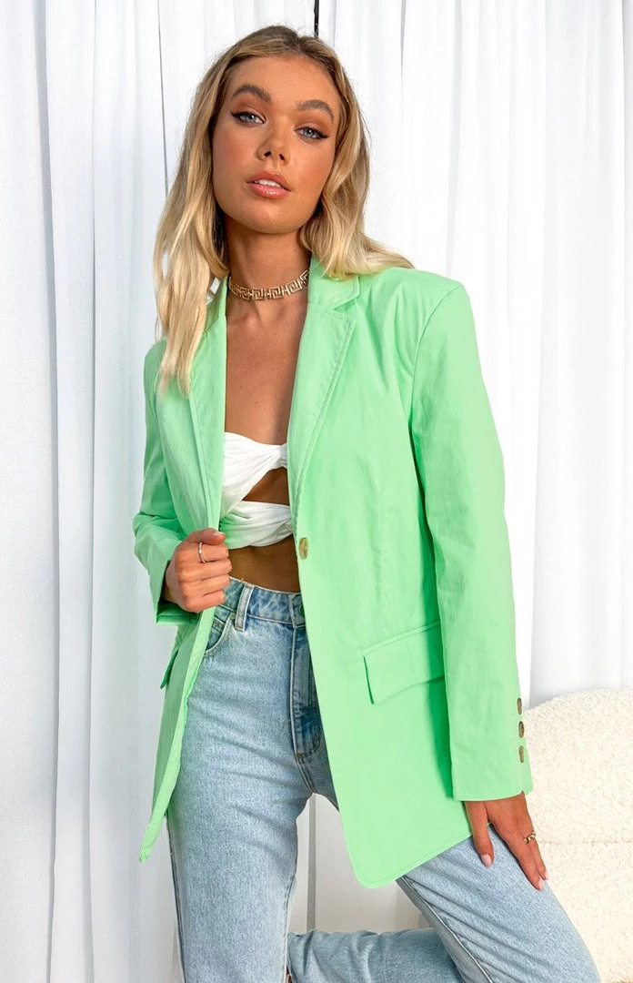 BB Exclusive Henny Green Blazer Outerwear 1 BB Exclusive Henny Green Blazer Outerwear